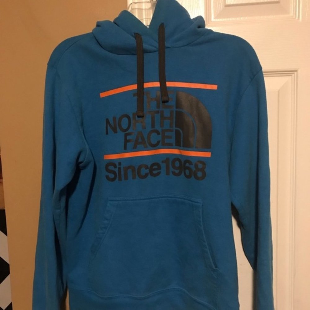 The North Face Hoodie Blue & Orange EUC Size Small